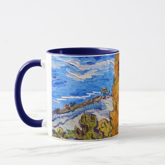 Mug Les peupliers de Saint-Rémy, Van Gogh (Gauche)