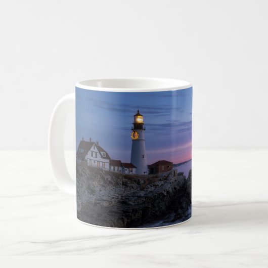 Mug Les phares | Phare du Cap Elizabeth Maine (Devant gauche)