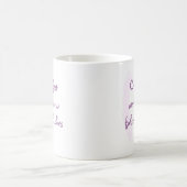 Mug Les pieds de corbeaux sont les faux cils (Centre)