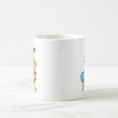 Mug Les Pierrafeu | Betty Kissing Barney (Centre)