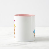 Mug Les Pierrafeu | Betty Kissing Barney (Centre)