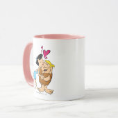 Mug Les Pierrafeu | Betty Kissing Barney (Devant gauche)