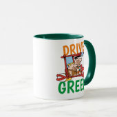 Mug Les Pierrafeu | Fred & Barney - Drive Green (Devant droit)