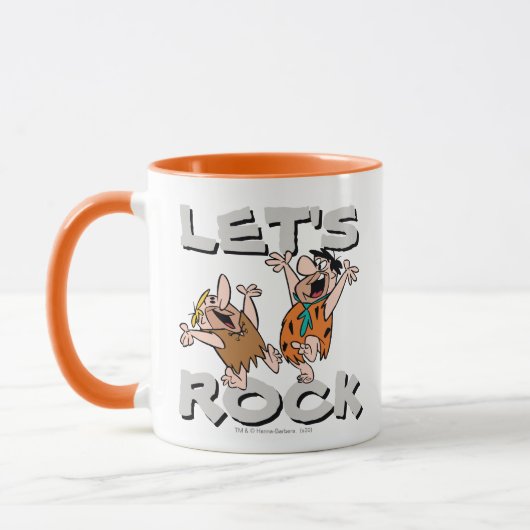 Mug Les Pierrafeu | Fred & Barney - Let's Rock (Gauche)