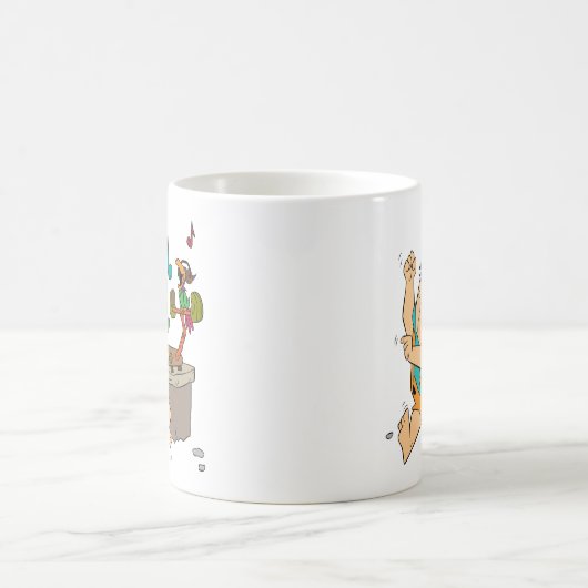 Mug Les Pierrafeu | Fred Flintstone Dancing (Centre)
