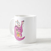 Mug Les Pierrafeu | Fred Sliding Down Tail (Devant gauche)
