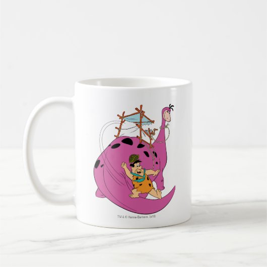 Mug Les Pierrafeu | Fred Sliding Down Tail (Gauche)