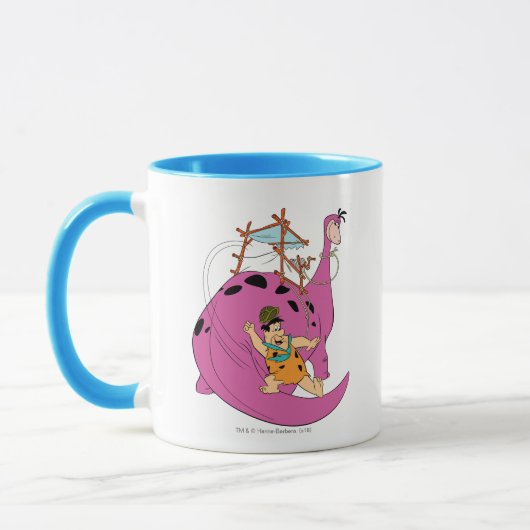 Mug Les Pierrafeu | Fred Sliding Down Tail (Gauche)