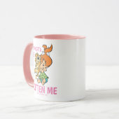 Mug Les Pierrafeu | Galets et son tigre (Devant gauche)