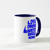 Mug Les Pierrafeu | Loyal Order Water Buffalo Membre (Devant droit)