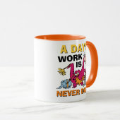 Mug Les Pierrafeu | Maison de nettoyage Dino (Devant droit)