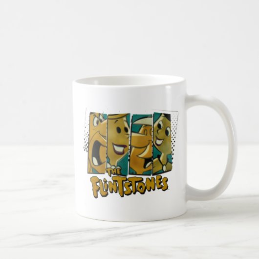 Mug Les Pierrafeu | Panneaux de caractères Retro Comic (Droite)