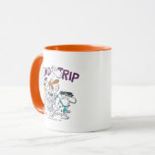 Mug Les Pierrafeu | Voyage routier (Devant gauche)