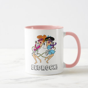 Mug Les Pierrafeu Wilma & Betty Rock Stars