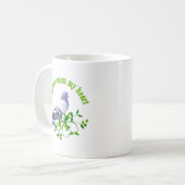 Mug Les pigeons chauffent mon coeur (Devant gauche)