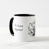 Mug Les Pigeons Tumbler à courte vue (Devant gauche)