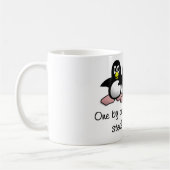 Mug Les pingouins volent ma santé d'esprit (Gauche)
