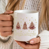 Mug Les pins de Noël modernes décorés