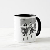 Mug Les pirates jardinent à l'aide d'une jambe en bois (Devant droit)