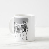 Mug Les pirates sont le jardinage. Poignée utilisée po (Devant gauche)