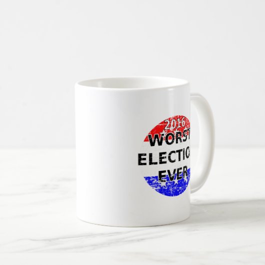 Mug Les pires élections jamais (Devant droit)