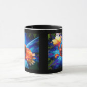 Mug Les pivoines en bleu clair (Centre)