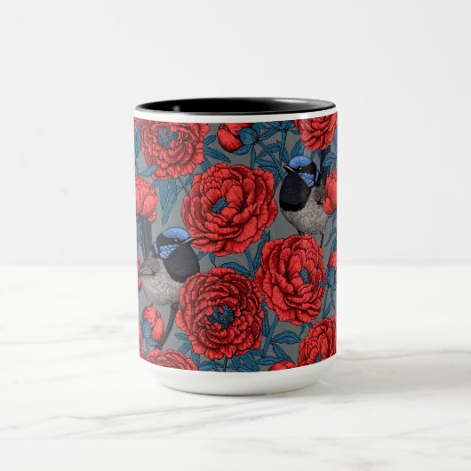 Mug Les pivoines et les brunes (Centre)