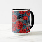 Mug Les pivoines et les brunes (Devant droit)