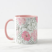 Mug Les pivoines roses (Gauche)