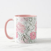 Mug Les pivoines roses (Gauche)