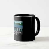 Mug Les plages salées Lake Life (Devant droit)