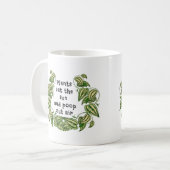 Mug Les plantes peuvent manger le soleil et jeter la c (Devant gauche)