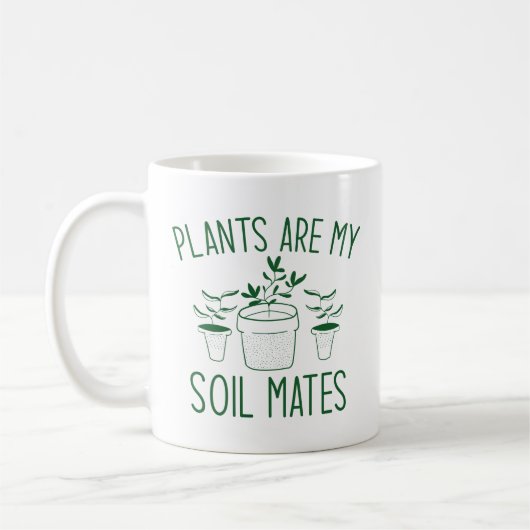 Mug Les plantes sont mes Mates de sol (Gauche)