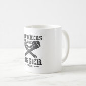 Mug Les plombiers ont de plus gros outils (Devant droit)