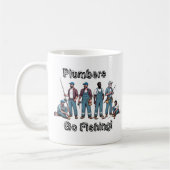 Mug Les plombiers vont à la pêche (Gauche)