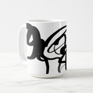 Mug Les Plongeurs : Noir et Blanc Abstrait