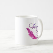 Mug Les Plumes Apparaissent Lorsque Les Anges Sont Prè (Devant droit)