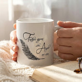 Mug Les Plumes Apparaissent Lorsque Les Anges Sont Prè