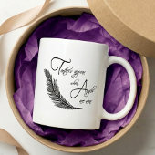Mug Les Plumes Apparaissent Lorsque Les Anges Sont Prè