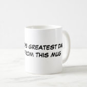 MUG LES PLUS GRANDES BOISSONS DE PAPA DES MONDES DE (Devant droit)