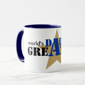 Mug Les plus grandes grenades papa du monde (Devant gauche)