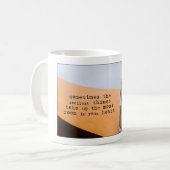 Mug Les plus petites choses prennent le plus de place  (Devant gauche)