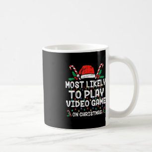 Mug Les Plus Probables À Jouer Jeu Vidéo Sur Noël Père