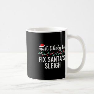 Mug Les Plus Probables À Noël Chemise Correspondant Fa