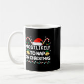 Mug Les plus probables à Noël Correspondant Pajamas De (Gauche)