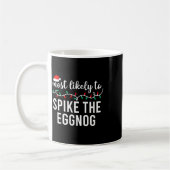 Mug Les plus probables à Noël Correspondant Pajamas De (Gauche)