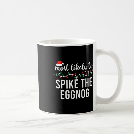 Mug Les plus probables à Noël Correspondant Pajamas De (Droite)