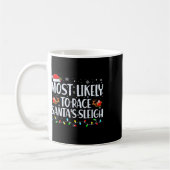 Mug Les Plus Probables De Course Père Noël Sleigh Fami (Gauche)