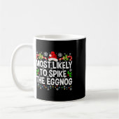 Mug Les Plus Probables De Spike La Famille De Noël Egg (Gauche)