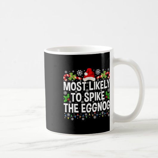 Mug Les Plus Probables De Spike La Famille De Noël Egg (Droite)